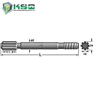 T51 Thread Drill Shank Adapter Drilling Tools With CNC Milling
