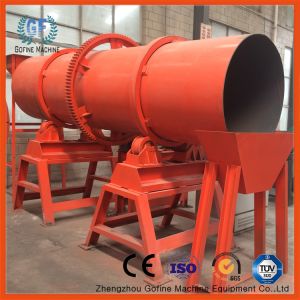 Compound NPK Rotary Drum Granulator 5mm Pellet Erosion Proof