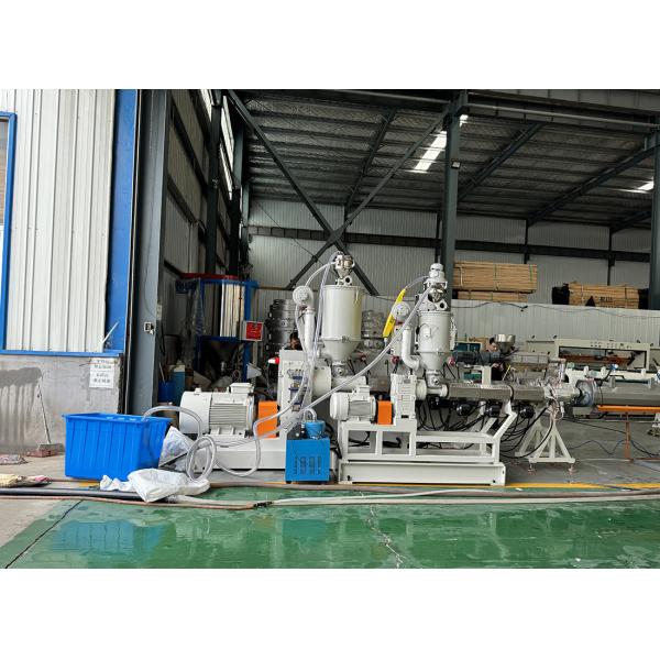 380V 50HZ Single Screw HDPE Pipe Extruder Machine / PE Pipe Manufacturing Plant