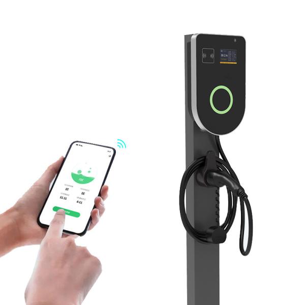 Buy TUV Fast Charging Wall Mounted EV Charger Systems 220v at wholesale prices