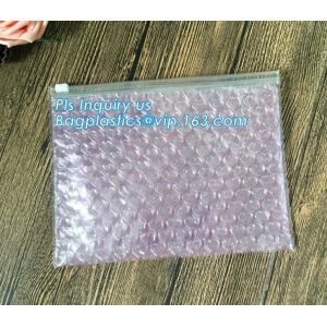 Plastic Slider Zipper Bubble Mailers Padded Envelopes Bag, Plastic Bubble Zipper