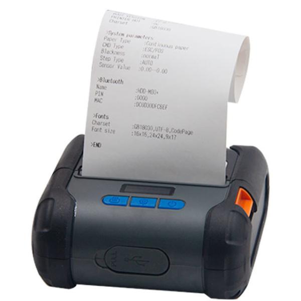 QR Code Compatible HDD-M80 Portable BT Barcode Label Printer for Delivery and