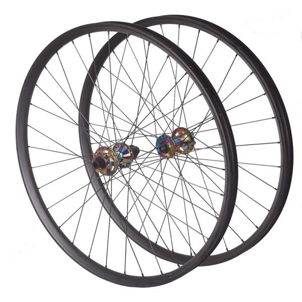 MTB 26" Mountain Bike Wheelset 12 Speed 34mm Rim Thru Axle Wheelset 24H/24H