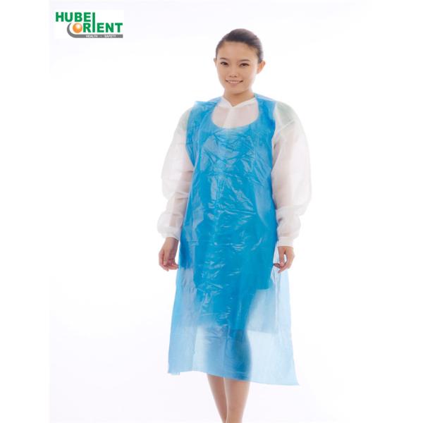 Buy Odorless Non Irritating Disposable PE Apron Without Sleeves at wholesale prices