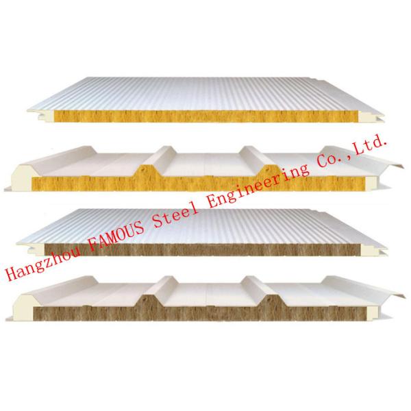Buy Recycled Rockwool 100mm 1150mm Sandwich Wall Panels at wholesale prices