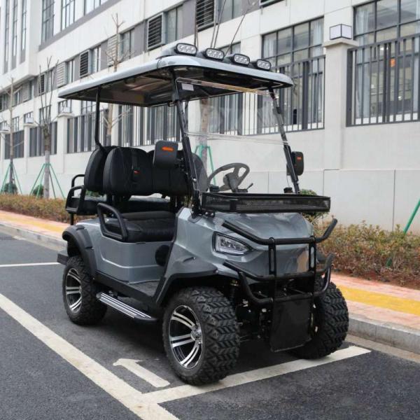 Buy 48V Battery Voltage 4 Seats Golf Cart with Durable PP Material at wholesale prices