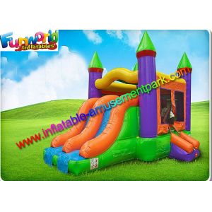 Quality Outdoor Moonwalk Bouncer Slide Strong PVC Tarpaulin Combo For Kids for sale