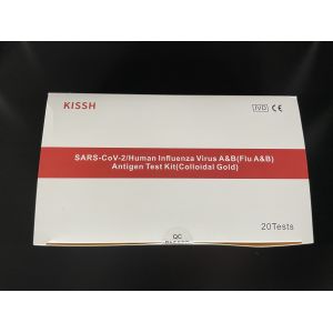 15 Minutes SARS-CoV-2 Influenza Rapid Test Kit Human Flu Virus A & B Colloidal