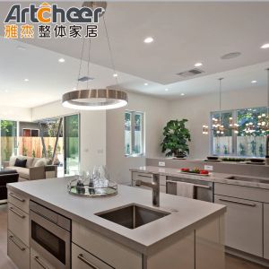 Antique Luxury Solid Wood Kitchen Cabinets In Modern Style U Shaped Kitchen