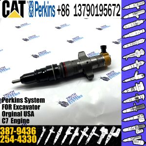 C9 Perkins Diesel Injector Engine CAT C7 3879436 387-9436 High Pressure