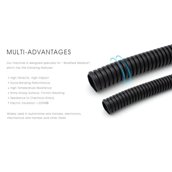 15kW Single Screw Extruder PVC HDPE PP Corrugated Pipe Making Machine