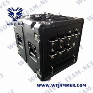 China Vehicle Portable 800m 6000MHz 500W Military Bomb Jammer on sale