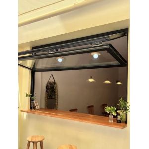 Basement Egress Folding Windows - Emergency Exit Compliant