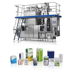 Quality 330ml UHT Milk Drillbag Aseptic Carton Filling Machine Food Grade for sale