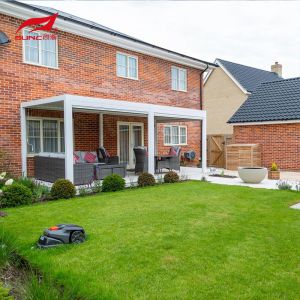 Waterproof Motorized Louvered Aluminium 4 X 4 Garden Pergola Outdoor Garden