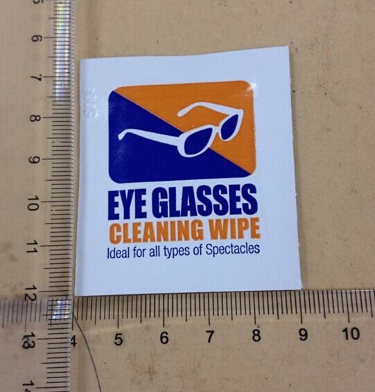 Buy Disposable single packed customized eyeglasses cleaning wet wipes tissue at wholesale prices