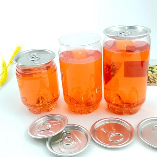 Buy 206# 57mm Disposable Plastic Beverage Cans For Juice at wholesale prices