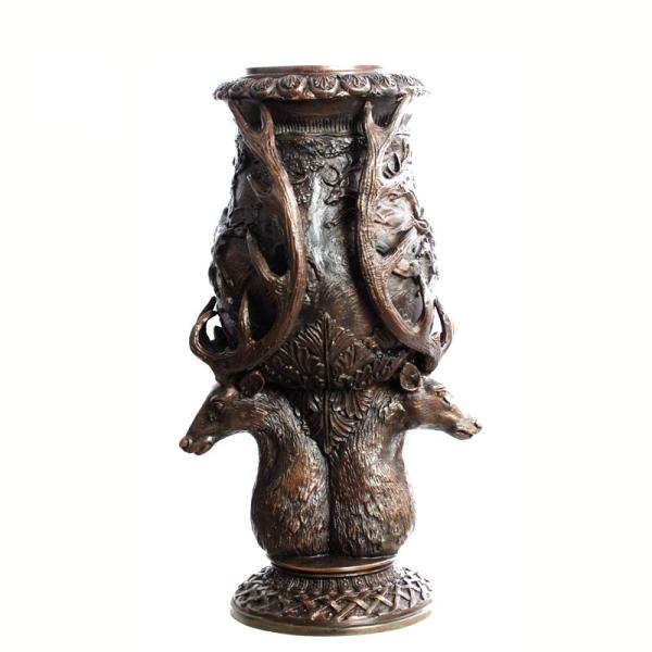 Buy Rust - Proof Cast Iron Outdoor Planters Flowerpot Religious Style at wholesale prices