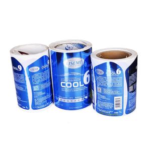 Custom printing waterproof glossy varnishing self-adheisve silver vinyl sticker