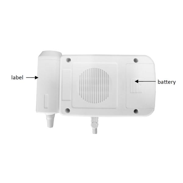 Three color available digital fetal doppler ultrasound equipment baby heart rate monitor