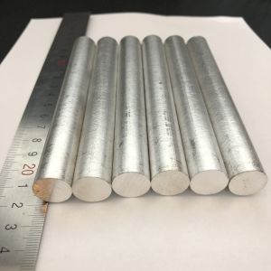 Cast Magnesium Billet And Slab , Magnesium Alloy Bar Semicontinuous Casting