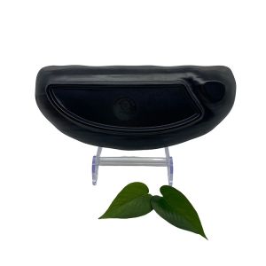 Galaxy Pattern Melamine Dinner Plate Half Moon Shape Dinnerware