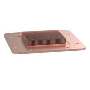 Quality Customized Copper Fin Heatsink OEM Skiving With Passiviation for sale