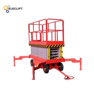 Electric/Diesel/Gasoline Mobile Hydraulic Scissor Lift Table Overload Protection