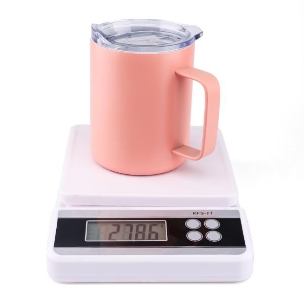 Wholesale 13 OZ Private Label Stainless Steel Insulated Double Wall Coffee Tumbler Cups Mugs With Lid