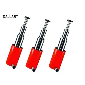 Garbage Truck Hydraulic RAM Single Acting Telescopic Cylinder