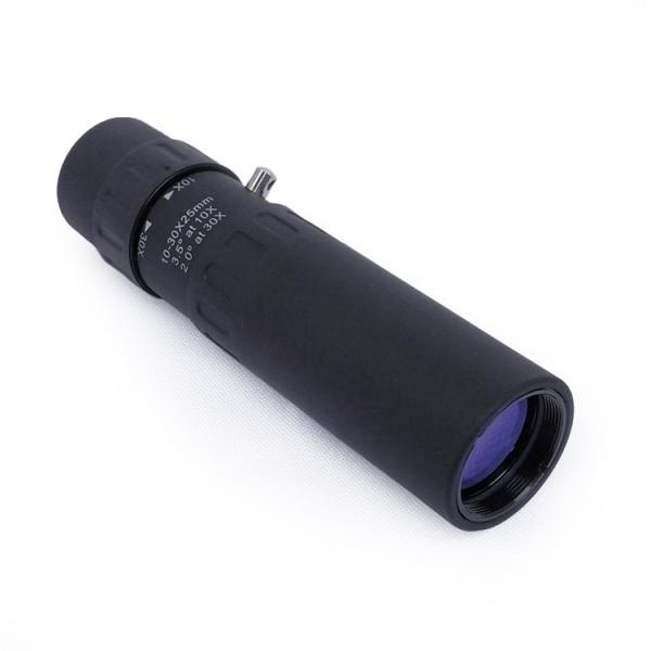 Buy Mini 10-30X25 Black Monocular Telescope Tripod For Camping / Fishing / Hiking at wholesale prices