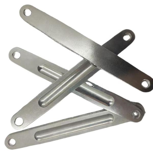 Natural Aluminium Sprint Car 7" Jacobs Ladder Strap with Customizable Design and