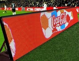 Outdoor P10 Perimeter LED Display / LED Advertising Board For Football Field