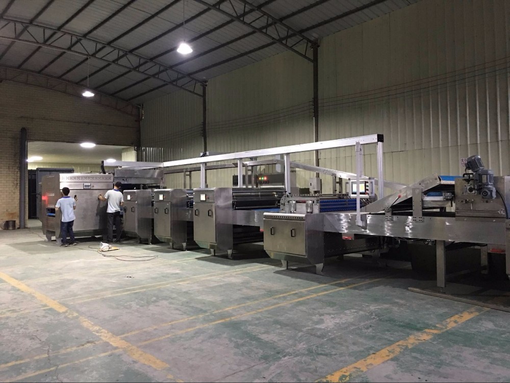 Quality Automatic Industrial Soft And Hard Biscuit Production Line CE Approved for sale