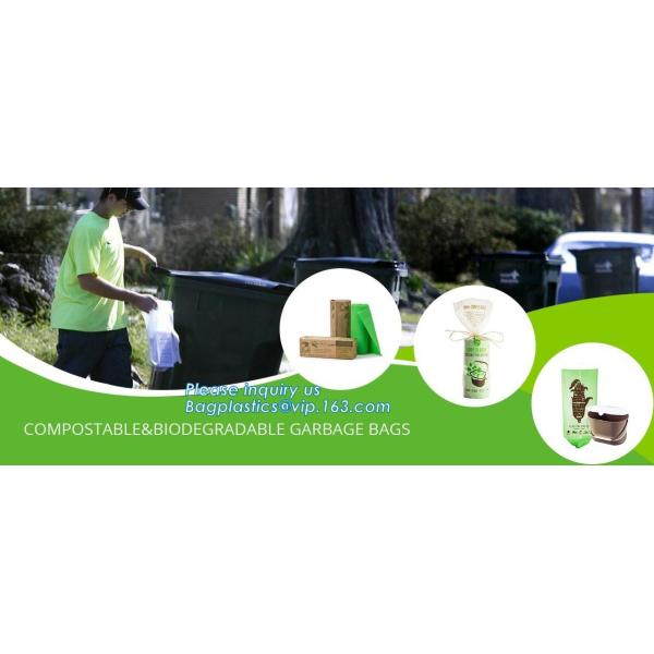 compostable garbage plastic bag on roll, Premium quality compostable disposable