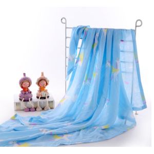 Natural Muslin Double Gauze Fabric 110GSM Infant Receiving Blankets