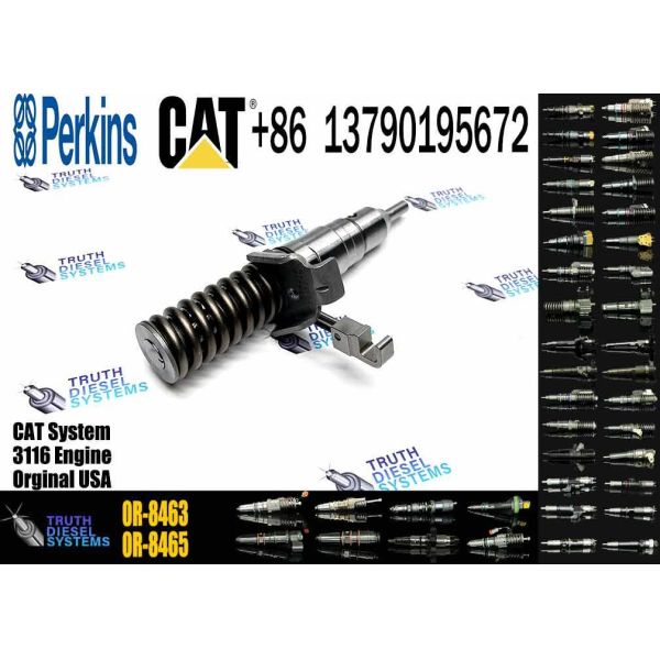 High Quality Diesel Engine Parts Fuel Injector 0R8463 0R-8463 for CAT 3116 Excavator Engine