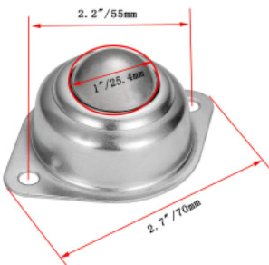 1'' Conveyor Roller Bearing Ball Caster
