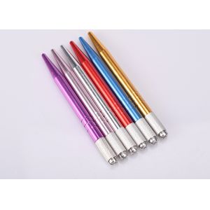 Red Blue Gold 16g Aluminum Microblading Makeup Pen