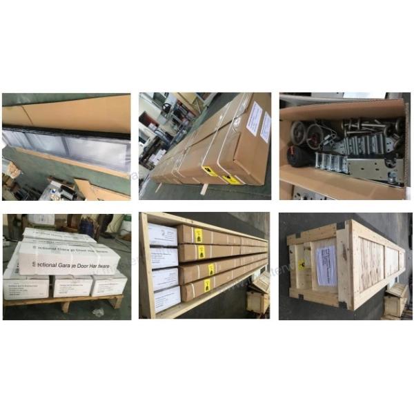 Safety White Aluminum Sectional Door with Excellent Insulation And Elegant Powder Coating 9x8 9x7 16x7