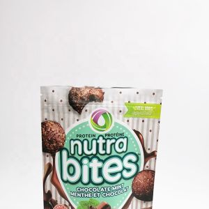 Biodegradable waterproof LDPE 3 sides seals slide custom printed k bags