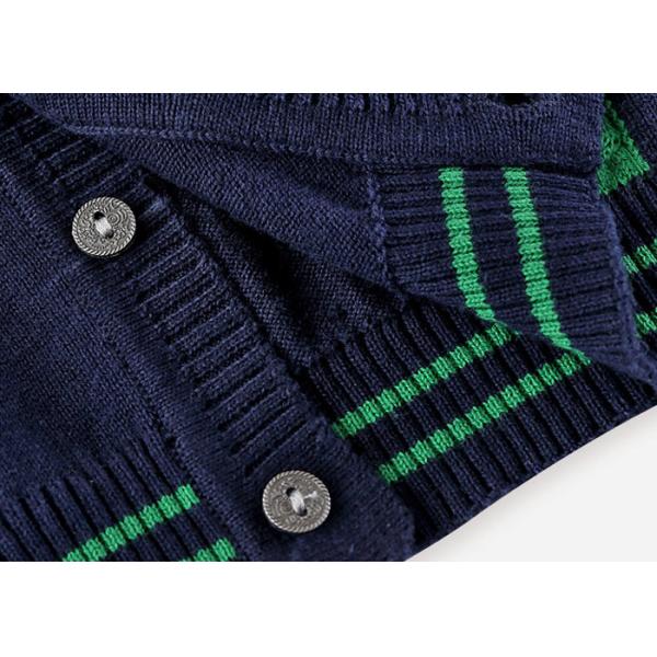 Toddler Boys Cardigan Sweaters Children V Neck School Uniform Clothing Cable Design