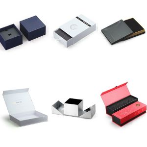 Recycled Sliding Drawer Packaging Kraft Paper Box With Insert and Durable for