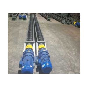 Zinc White Screw Belt Conveyor , 250mm Silo Screw Conveyor