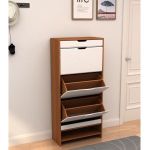 Quality Three Layer MDF Shoe Wooden Cabinet With Shaker Door for sale