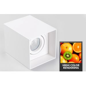 IP20 Surface Mounted LED Spotlights , Adjustable White Gu10 Downlights