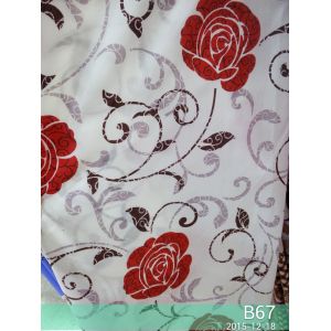 220cm Width Brushed Knit Fabric , 65gsm Woven Polyester Fabric