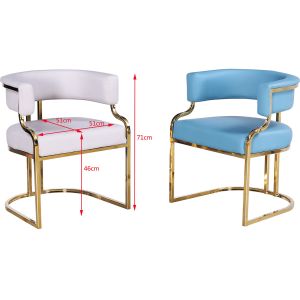 China 51cm Faux Leather Dining Room Chairs on sale