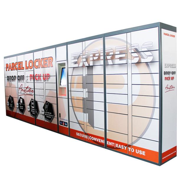 Automated Intelligent Parcel Delivery Lockers CRS Smart System With Camera