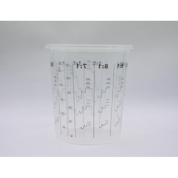 Buy 650 ml Disposable Mixing cup Auto Plastic Single Use plastic pots measuring printed cup calibrated-up cup at wholesale prices